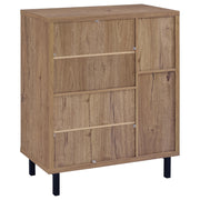 Teller 2-door Shoe Storage Cabinet Natural Oak - 950421