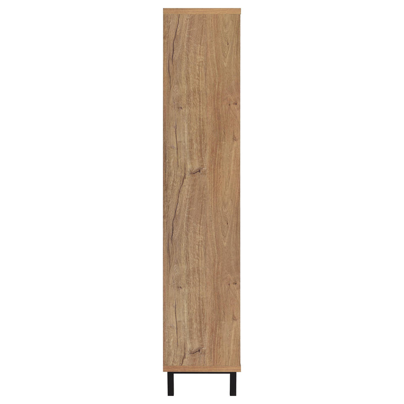Teller 80-inch 4-door Tall Shoe Storage Cabinet Natural Oak - 950440
