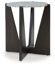 Tellrich Black/White Accent Table - A4000616