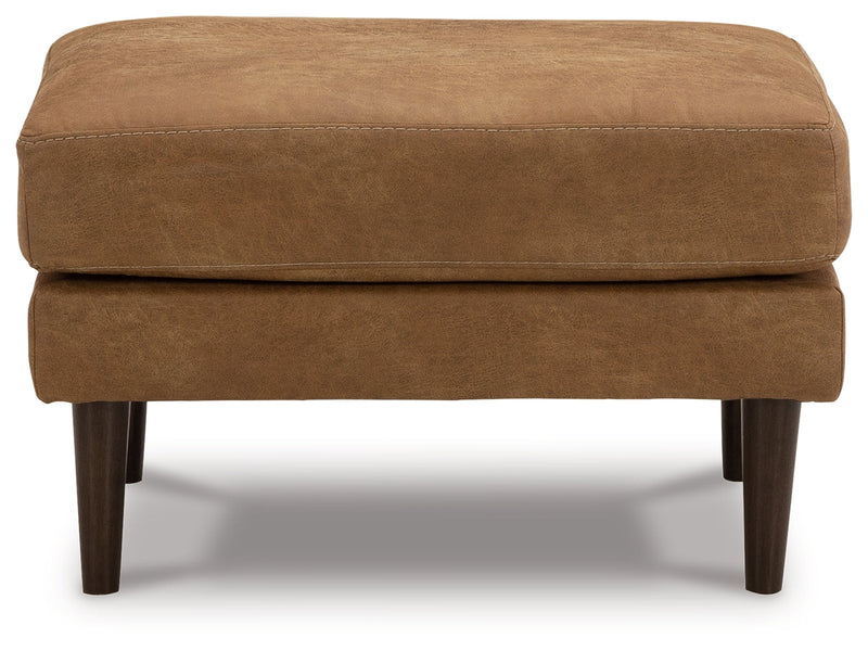 Telora Sofa, Loveseat, Chair and Ottoman in Caramel - PKG015059