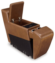 Temmpton Chocolate Console with Storage - U9270857