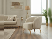Terra 3-pieces (Sofa & Loveseat & Chair) Livingroom in Grey - 200-SIM-TER-ANKA152-321