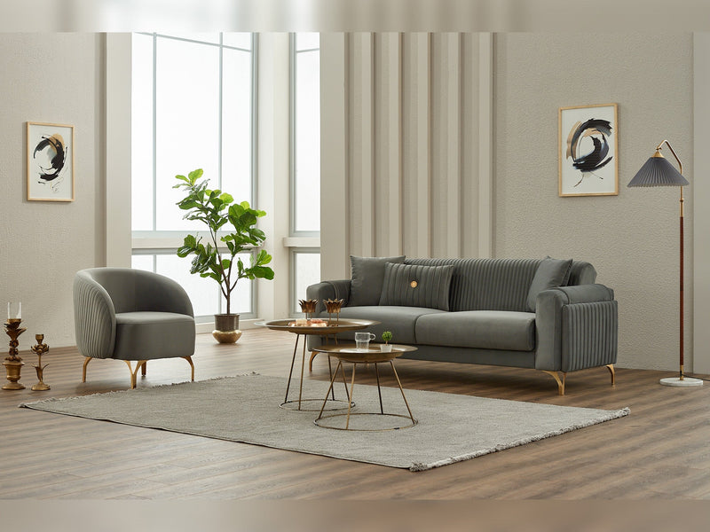Terra Chair in Grey - 200-SIM-TER-ANKA152-B