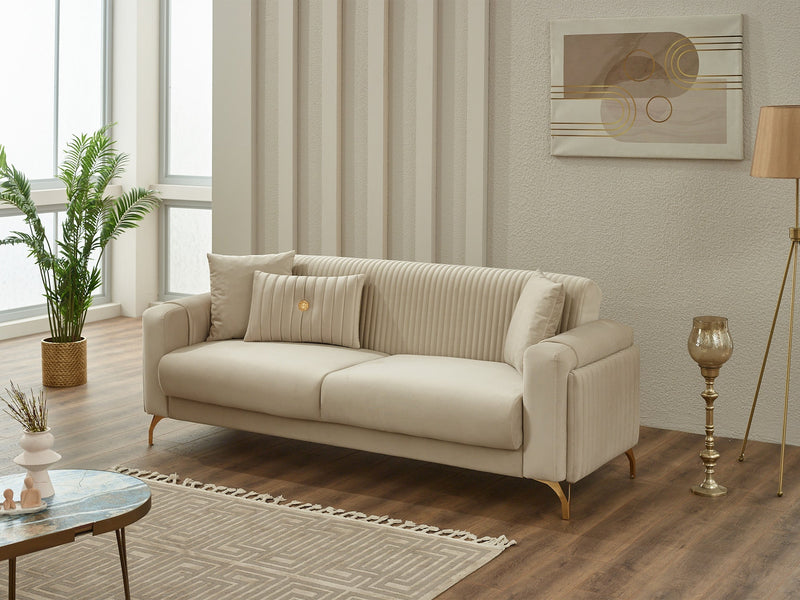Terra Convertible Loveseat in Grey - 200-SIM-TER-ANKA152-2