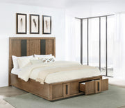 Terrace 2-drawer Eastern King Storage Bed Ash Brown - 224900KE