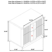 Terrace 4-piece Eastern King Bedroom Set Ash Brown - 224900KE-S4