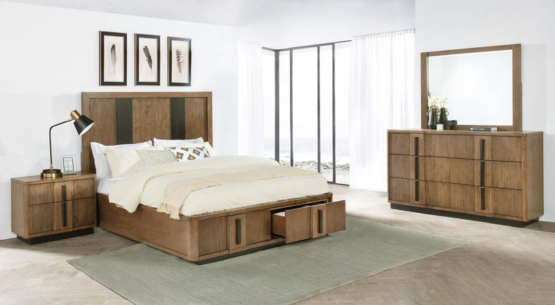 Terrace 4-piece Queen Bedroom Set Ash Brown - 224900Q-S4
