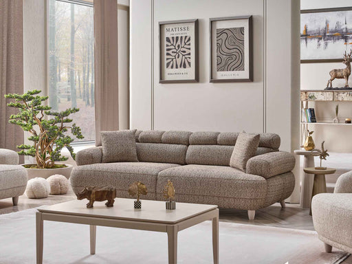 Tetra San Stationary Sofa in Brown - 200-SAN-TET-BRO-3