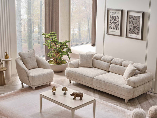 Tetra San Stationary Sofa in Cream - 200-SAN-TET-CRE-3