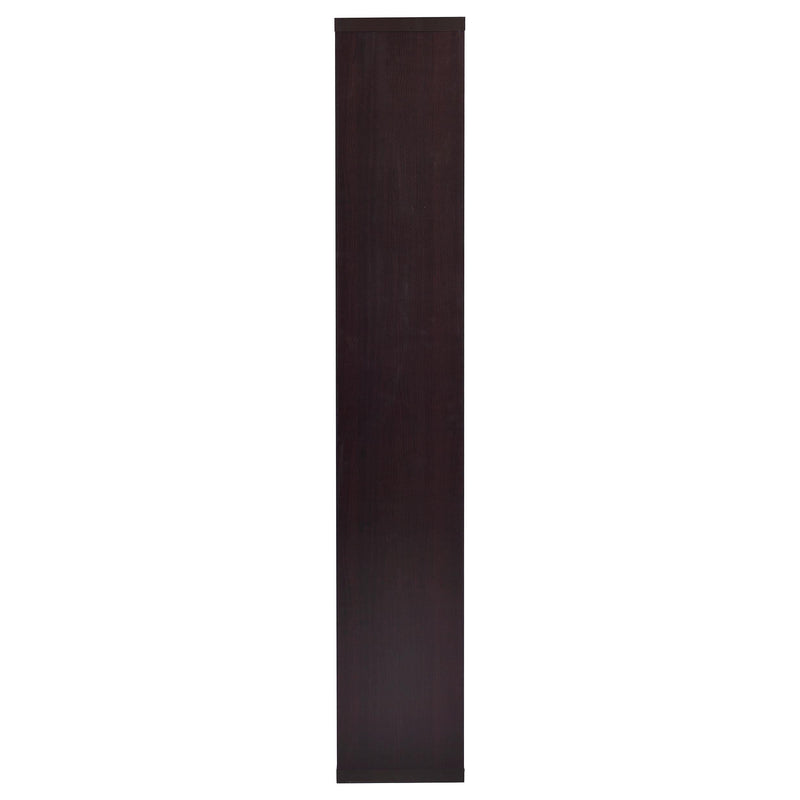 Theo 71-inch 6-shelf Bookshelf Cappuccino - 800264