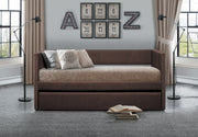 Therese Chocolate Daybed with Trundle - DMV FurnitureDaybed