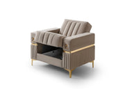 Tilda 3-pieces (Sofa & Loveseat & Chair) Livingroom Set in Beige - 200-ST-TIL-ANKA153-321