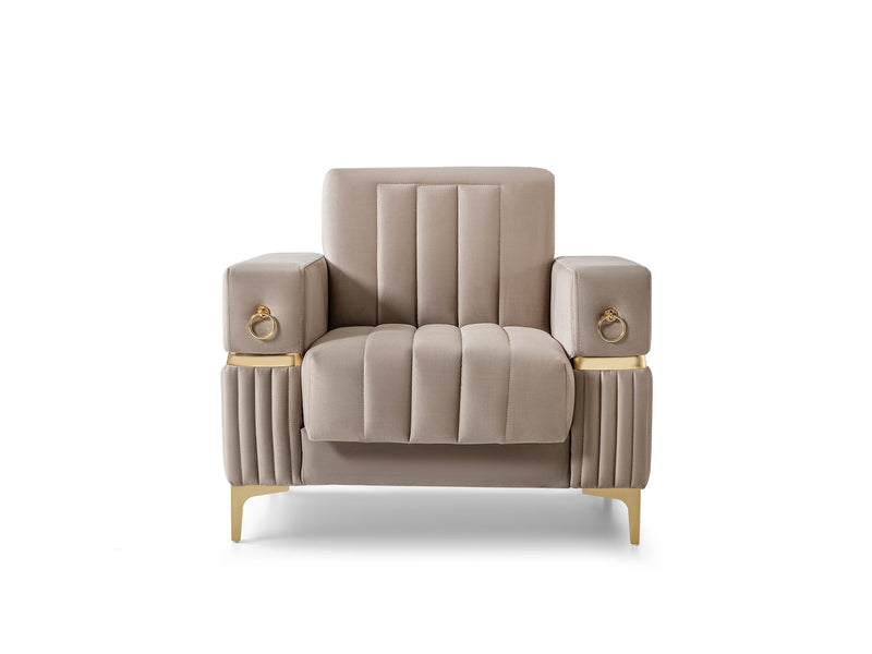 Tilda 3-pieces (Sofa & Loveseat & Chair) Livingroom Set in Beige - 200-ST-TIL-ANKA153-321