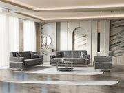 Tilda 3-pieces (Sofa & Loveseat & Chair) Livingroom Set in Grey - 200-ST-TIL-ANKA152-321
