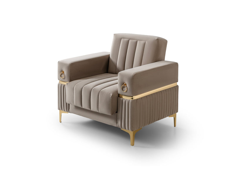 Tilda 3-pieces (Sofa & Loveseat & Chair) Livingroom Set in Grey - 200-ST-TIL-ANKA152-321