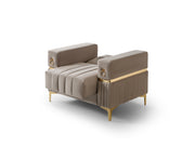 Tilda 3-pieces (Sofa & Loveseat & Chair) Livingroom Set in Grey - 200-ST-TIL-ANKA152-321