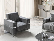 Tilda Convertible Chair in Grey - 200-ST-TIL-ANKA152-B