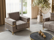 Tilda Convertible Chair in Grey - 200-ST-TIL-ANKA152-B