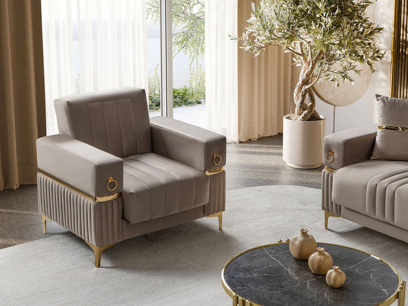Tilda Convertible Chair in Grey - 200-ST-TIL-ANKA152-B