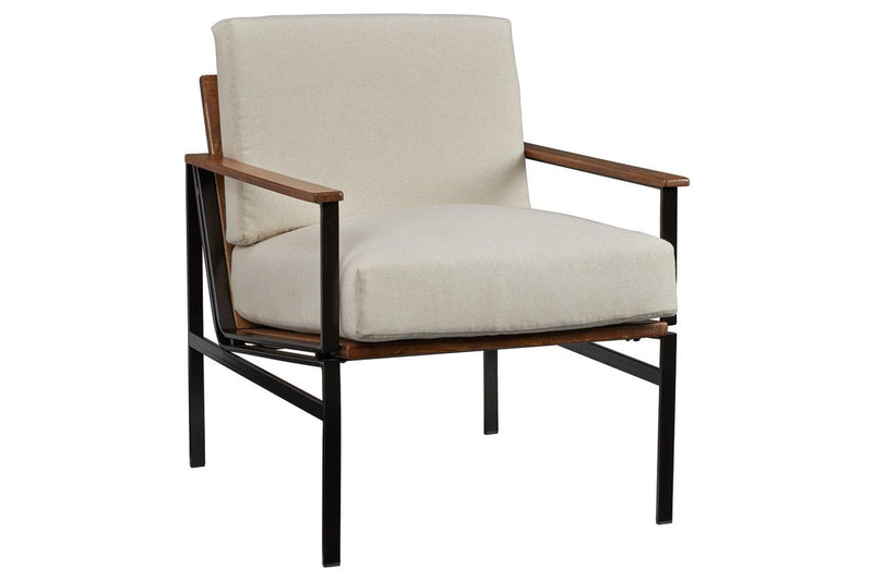 Tilden Ivory/Brown Accent Chair - DMV FurnitureAccent Chair