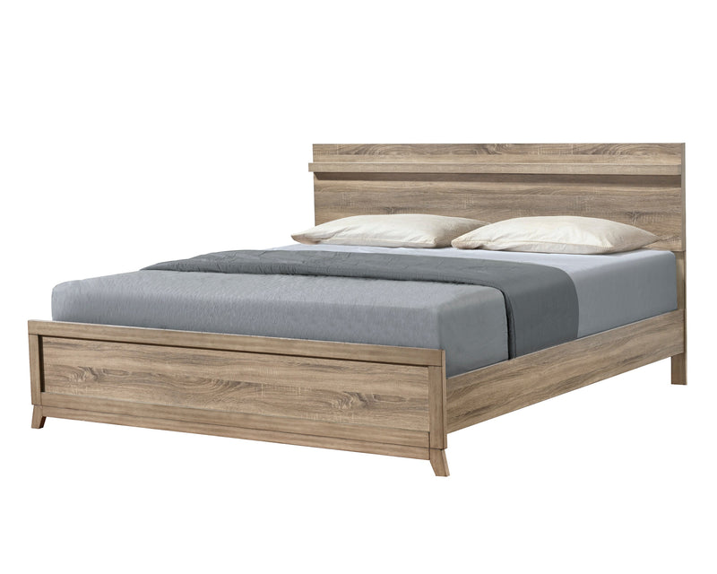 Tilston Natural Queen Panel Bed - DMV FurnitureQueen Bed