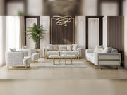 Tina Al 4-pieces (2 Sofa & 2 Chair) Livingroom in Beige - 200-ALT-TIN-3311