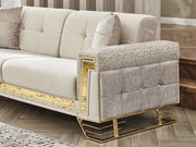 Titan Convertible Sofa in Light Grey - 200-SER-TIT-STAR244-3