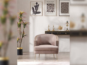 Tivoli Chair Beige in Beige - 101-TIV-TAL07-B