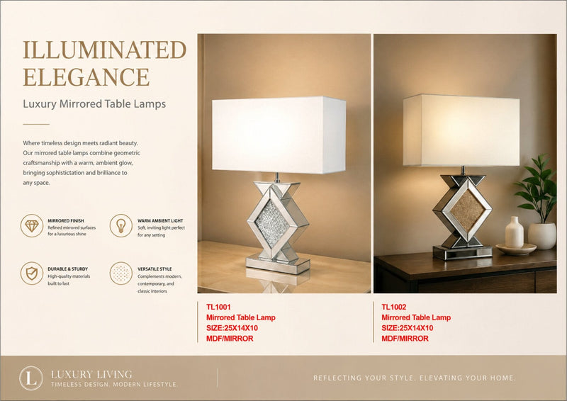 TL1001 25 X 14 X 10 - BETA TABLE LAMP - 210000003458