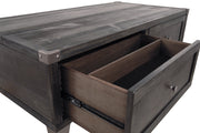 Todoe Coffee Table with 2 End Tables in Dark Gray - PKG007214