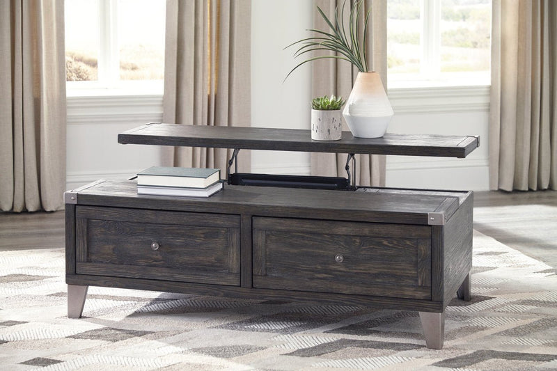 Todoe Dark Gray Coffee Table with Lift Top - DMV FurnitureCoffee Table