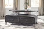 Todoe Dark Gray Coffee Table with Lift Top - DMV FurnitureCoffee Table