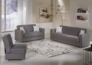 Tokyo 3 Seat Sleeper (Diego Gray) 1 Piece - DMV FurnitureSleeper Sofa