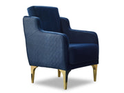 Toledo Chair Navy in Navy - 101-TOL-LV431-B