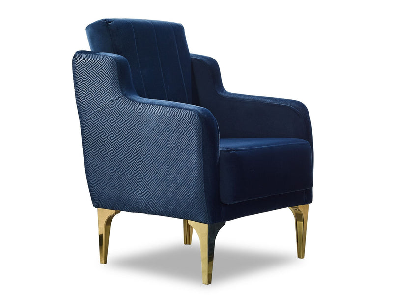 Toledo Chair Navy in Navy - 101-TOL-LV431-B