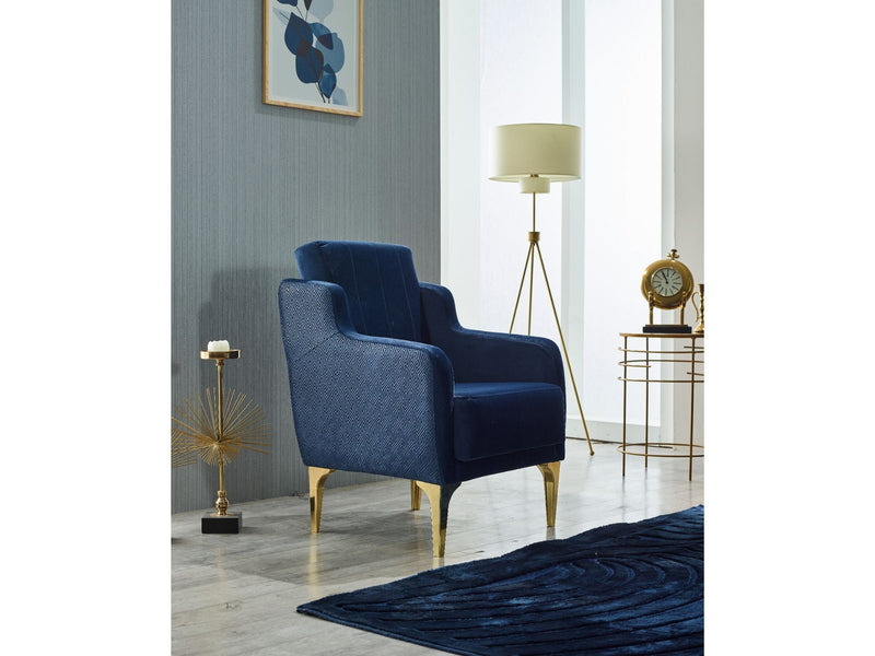 Toledo Chair Navy in Navy - 101-TOL-LV431-B