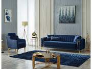Toledo Chair Navy in Navy - 101-TOL-LV431-B