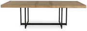 Tomtyn Light Brown Dining Extension Table - D622-35