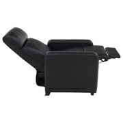 Toohey Upholstered Tufted Recliner Living Room Set Black - 600181-S3B
