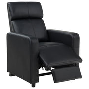 Toohey Upholstered Tufted Recliner Living Room Set Black - 600181-S4A