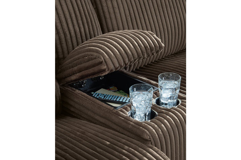 Top Tier Chocolate 3 - Piece Reclining Sectional Sofa with Chaise - DMV FurnitureReclining Sectional