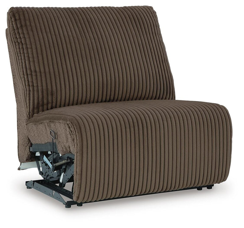 Top Tier Chocolate 4-Piece Reclining Sectional with Chaise - 92705S12