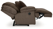 Top Tier Chocolate Left-Arm Facing Recliner - 9270540