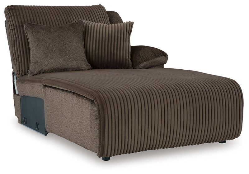 Top Tier Chocolate Right-Arm Facing Press Back Chaise - 9270507