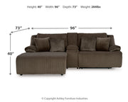 Top Tier Chocolate Sofa and Recliner from Ashley - DMV Furniture