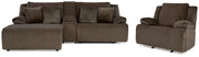 Top Tier Chocolate Sofa and Recliner from Ashley - DMV Furniture