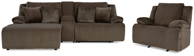 Top Tier Chocolate Sofa and Recliner from Ashley - DMV Furniture