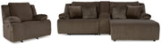 Top Tier Sofa and Recliner in Chocolate - DMV Furniture_Preset