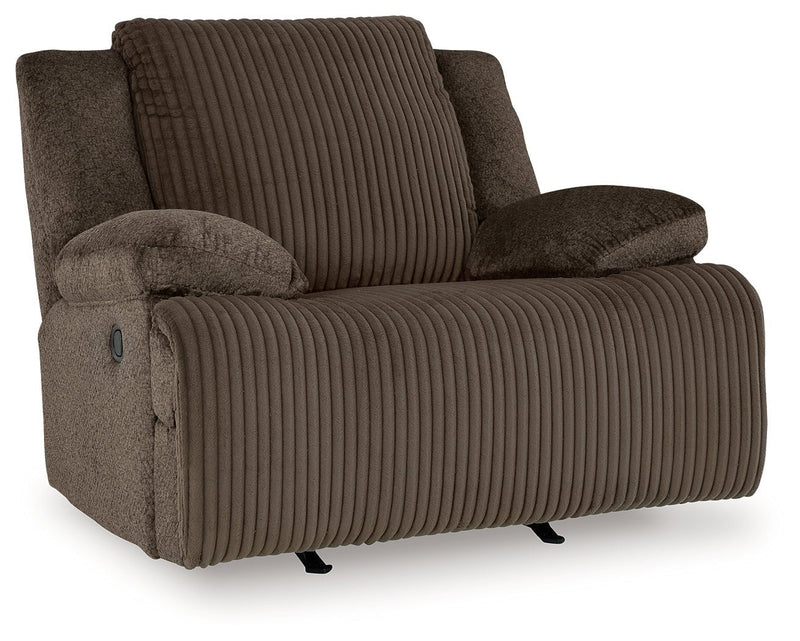 Top Tier Sofa and Recliner in Chocolate - DMV Furniture_Preset