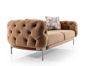 Tori Stationary 4 Seat Sofa in Brown - 200-ELI-TOR-T-885-4